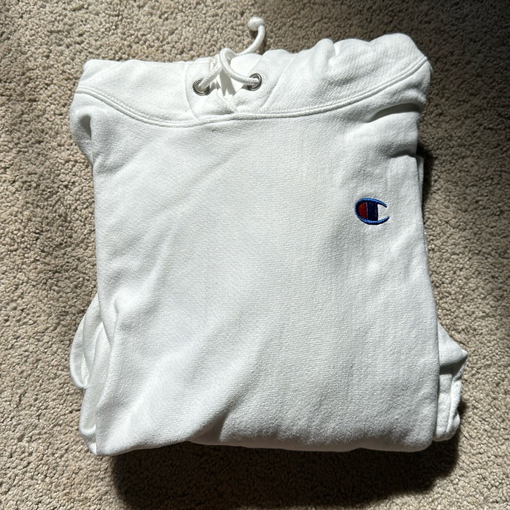 White Champions sweatshirt